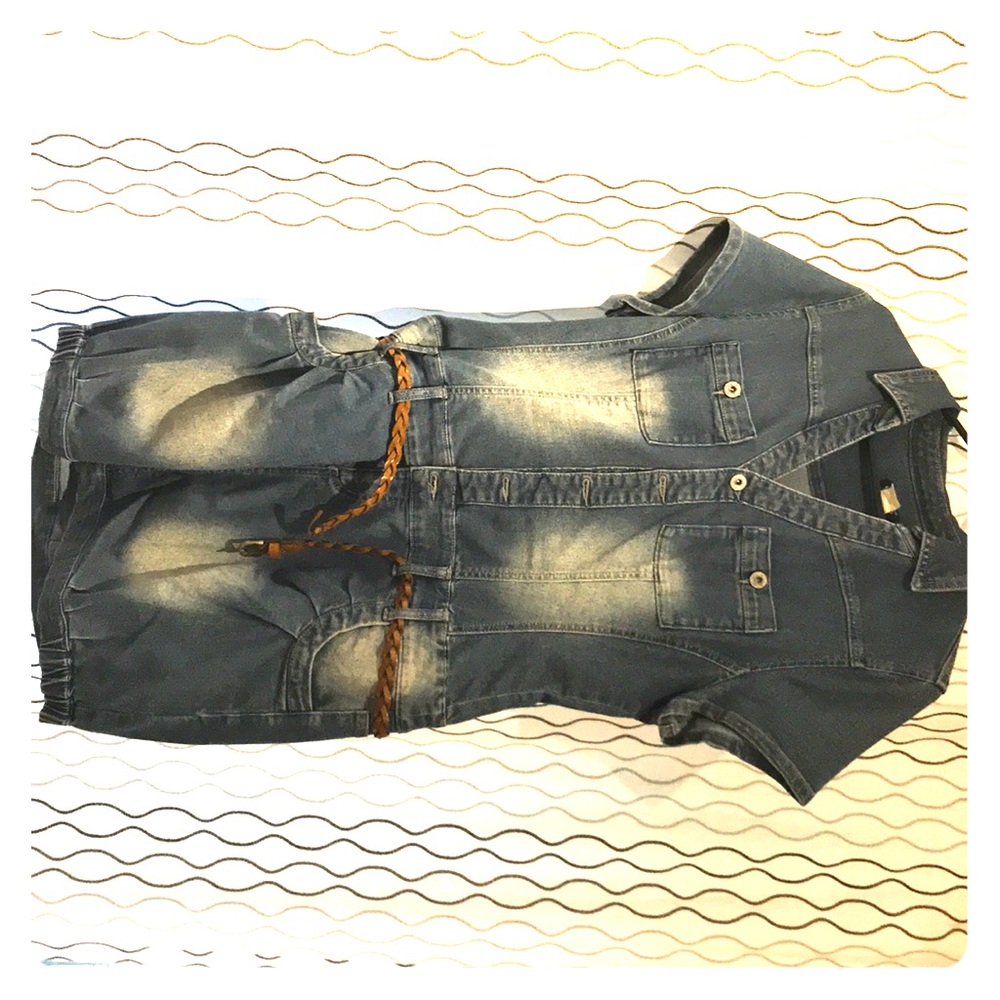 Denim dress